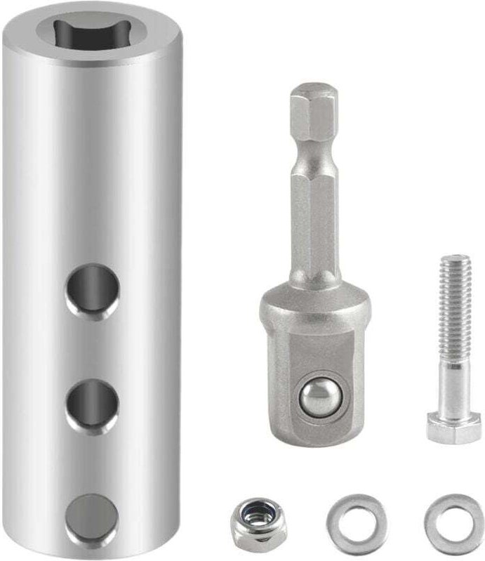 Adattatore per trapano elettrico in acciaio inossidabile aggiornato con adattatore per presa da 1