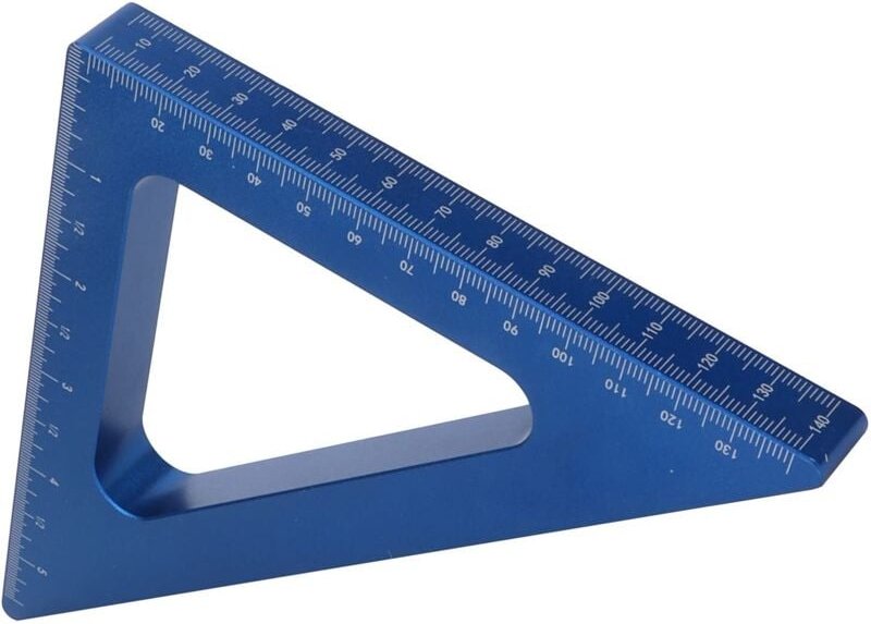 Dreieckslineal, 90-Grad-Winkel aus Aluminiumlegierung, für die Messindustrie in der Holzbearbeitung und im Dekorationsbe...