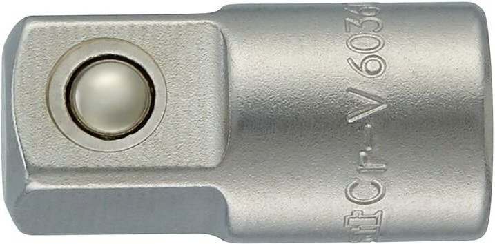 Vergrößerungsstück 1/4-Innenvierkant auf 3/8-Außenvierkant Format