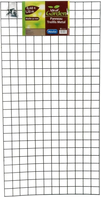 Feststehendes Rankgitter, gerade, B 60 x H 120 x T 0,4 cm IDEAL GARDEN