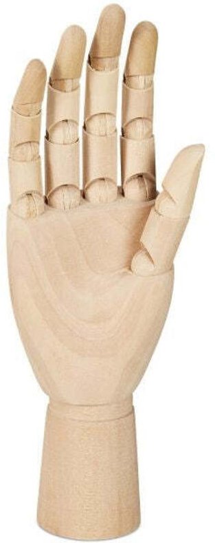 Wooden right hand