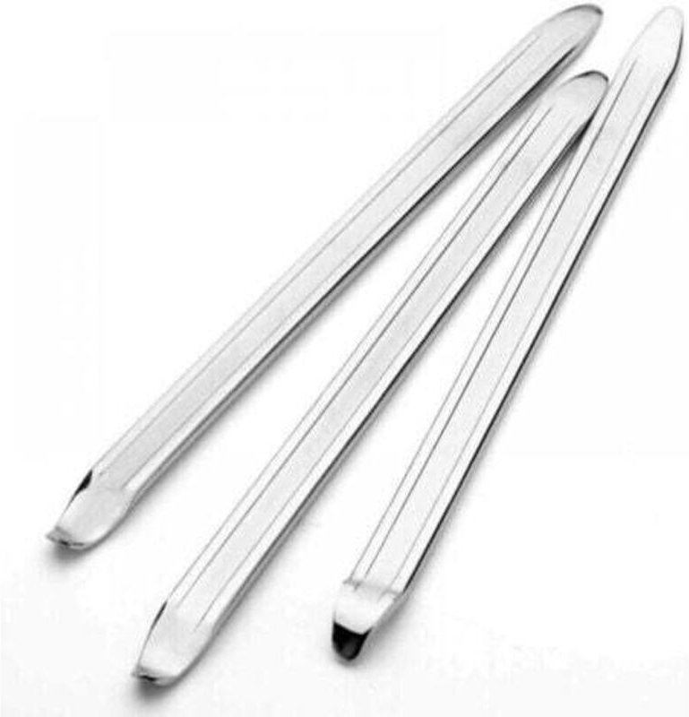 3er-Pack Reifenheber, 25 cm, aus Manganstahl, Löffel, Reparaturwerkzeug für Autoreifen, Fahrrad, Motorrad, Fahrrad (Silb...