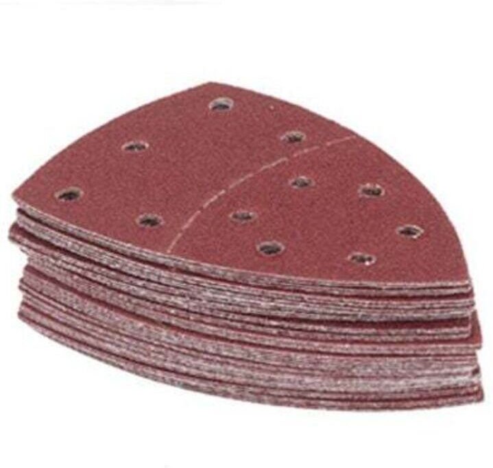 Set mit 40 Blatt Schleifpapier für Schleifmaschinen, 105 mm x 152 mm, Körnung P40/60/80/120/180, Schleifvlies, geeignet ...