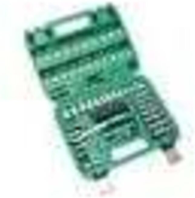 Heimwerker-Werkzeugset, 53-teiliges Werkzeugset, Autoreparaturset, multifunktionaler Organizer mit grüner Aufbewahrungsb...