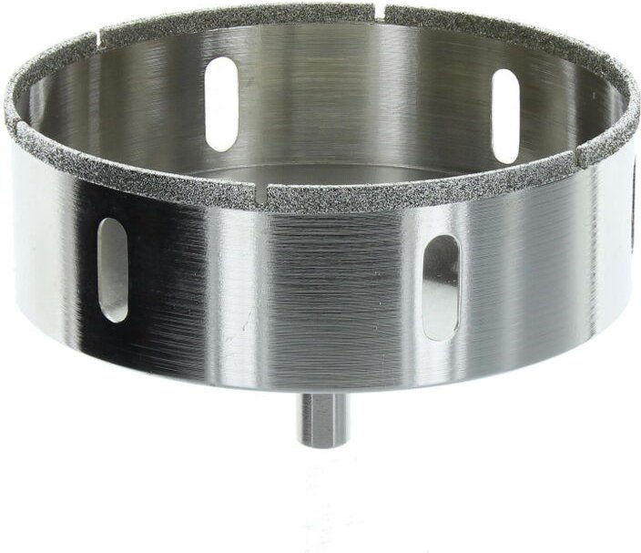 Btec - Diamant Bohrkrone 6-Kant ø 90 mm Keramik Nassschnitt Fliesenbohrer Glasfliese