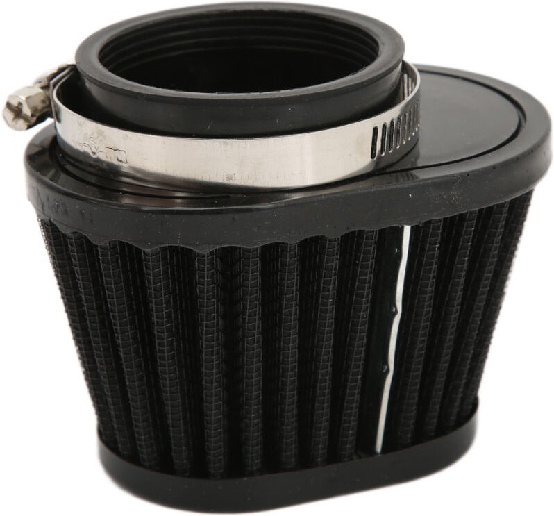 Ersatzluftfilter, 51 mm schwarzer Gummi-Motorradluftfilter, Staubclipfilter mit einzigartigem Formdesign, verbessert den...