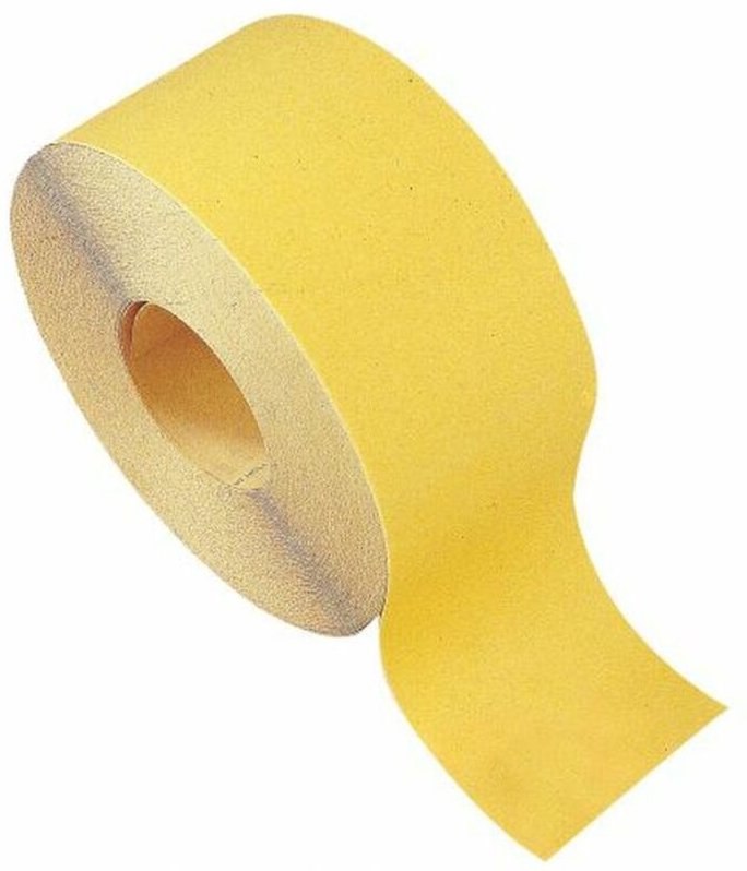Schleifpapier Calflex Rolle 25 m Aluminiumoxid Gelb