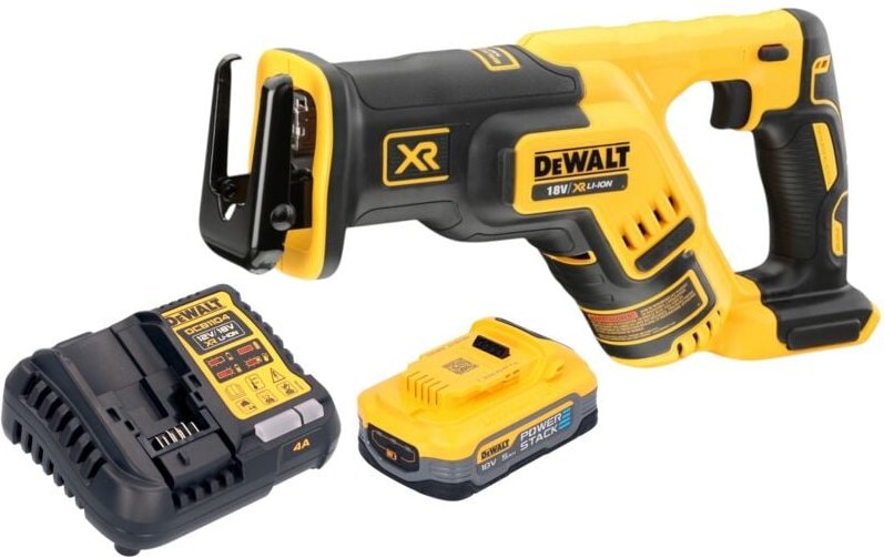 Dewalt - dcs 367 H1 Akku Säbelsäge 18 v Brushless + 1x Powerstack Akku 5,0 Ah + Ladegerät