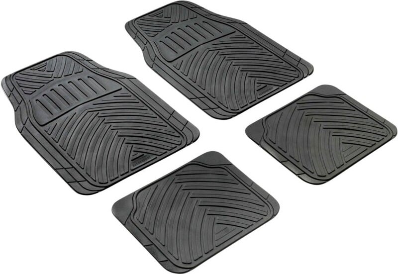 Walser - Universal Fußmatten Herkules zuschneidbar schwarz 4-teilig Fußmattenset