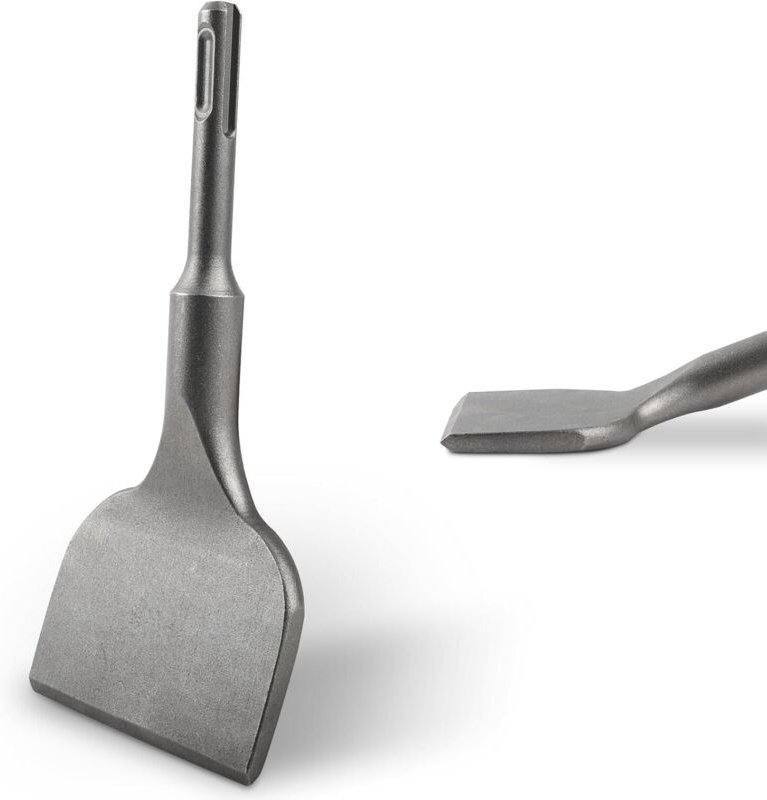 SDS Plus Fliesenmeißel – Extra groß – 75 mm – Gebogen – 165 mm lang – Aus Hochleistungsstahl – Profiqualität – Für Flies...