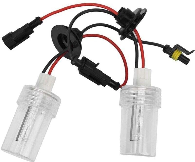 8000K Xenon-Scheinwerferlampen, 2 Stück HID-Xenon-Scheinwerferlampen Lampenersatz 100W 8000K H1-Fassung für 12V Auto a