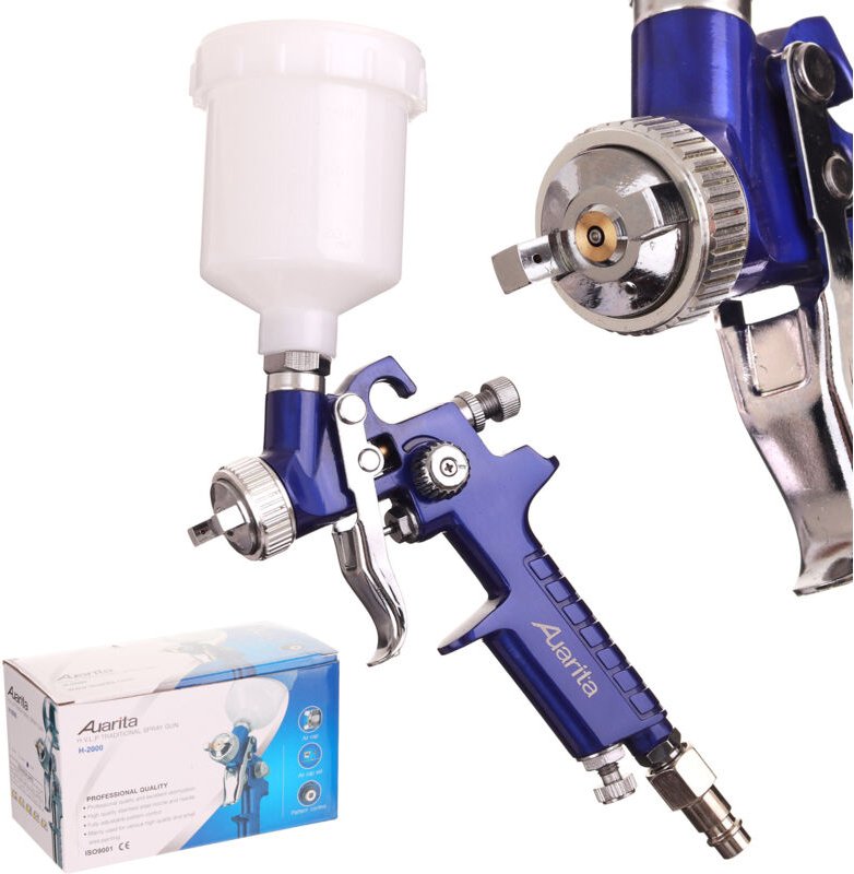 Auarita Hvlp Mini-Lackierpistole, Düse 0,8 Mm, Ausbesserung, 125 Ml