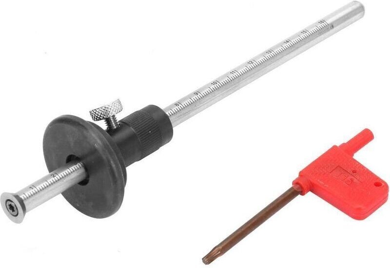 Vtizikl Outil de mesure du travail du bois, roue en acier inoxydable de haute précision