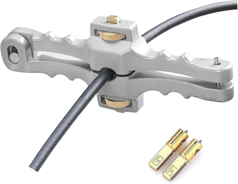 Ej.Life Abisolierwerkzeug für Gepanzerte Glasfaserkabel SI-01, Längs- und Fensterkabelschäler, 0,39 Bis 0,98 Zoll Durchm...