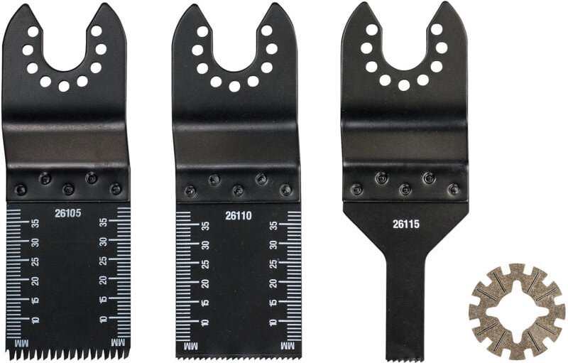 Set of 3 Sägeblätter of segmentierte Sägeblätter IRWIN für oszillierende Multi-Tools, Schneiden of Holz, Kunststoff, wei...