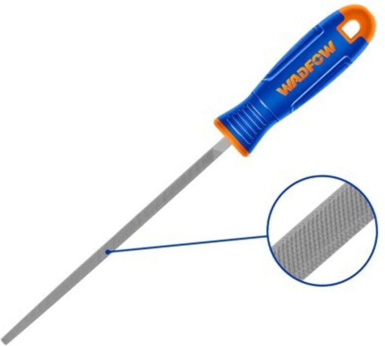 WADFOW Vierkant-Stahlfeile, 200 mm, T12-Stahl, ergonomischer Griff, hohe Präzision