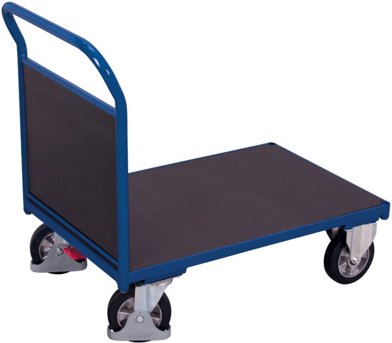 VARIOfit Stirnwandwagen mit Siebdruckplatte 1000kg Tragkraft 1625x800mm Anthrazitgrau RAL 7016