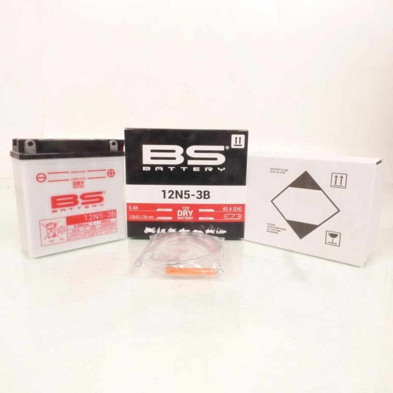 bs battery für moped kawasaki 125 ar 1981 bis 1990 12n5-3b / 12v