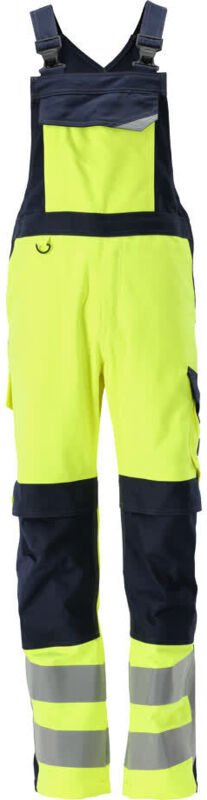 Multisafe Latzhose Davos Gr. 76C56 hi-vis glb/schwarzbl 13869-216 - Mascot