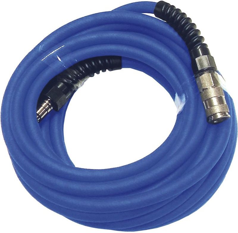 DL-Gummischlauch Länge 10 m mit Kupplung und Nippel 8 x 14 mm