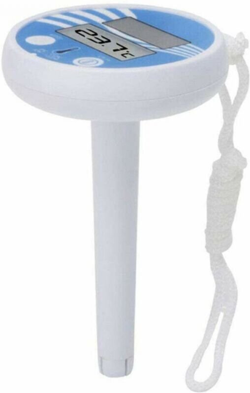 Stück schwimmendes Poolthermometer, solarbetrieben, digitales Wassertemperaturmessgerät mit Schnur für Außen-/Innenpools...