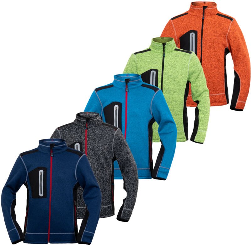 Rossini Skill Damen-Arbeitssweatshirt mit langem Reißverschluss - S - Verde Lime