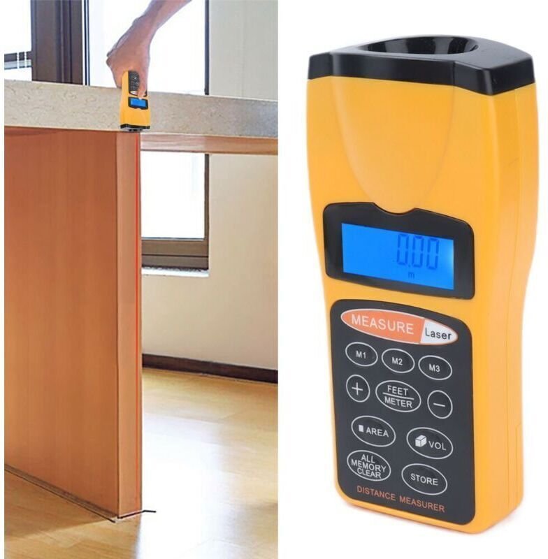 Entfernungsmesser, tragbarer Ultraschall-Entfernungsmesser, Laser-Entfernungsmesser, Distanzmessgerät...