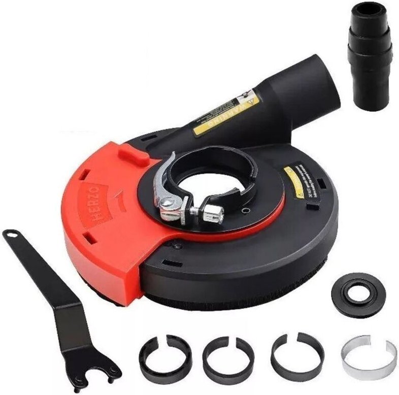 Universeller Flächenschleifstaub für 115/125-mm-Winkelschleifer