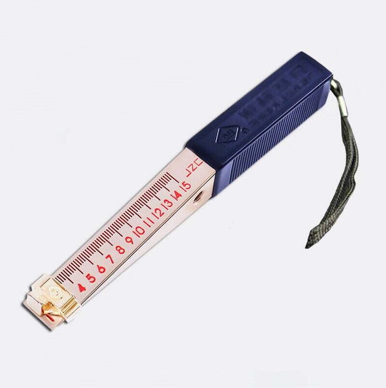 Jauge D Épaisseur Vernier 1 À 15 Mm Précision 0 2 Mm Règle Inspection Technique Cuivre Pur