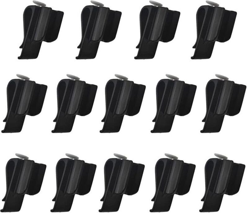 20Pcs Golf Club Lagerung Clip Kunststoff Putter Organizer Schützen Clubs Zubehör für Golfer Schwarz
