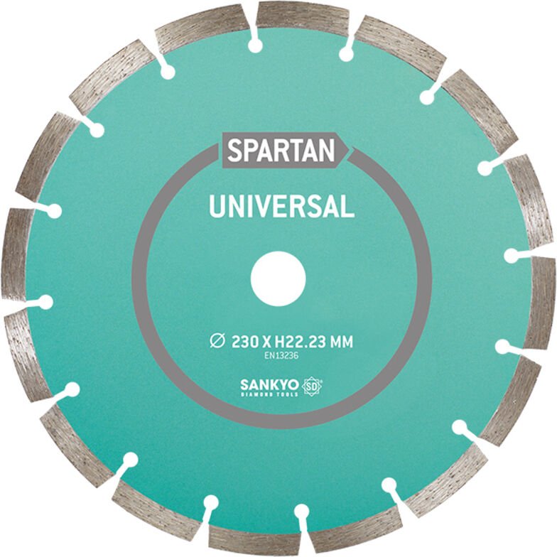 SANKYO UNIVERSAL SEGMENTIERTE DIAMANTKLINGE 350 x 25,4 mm