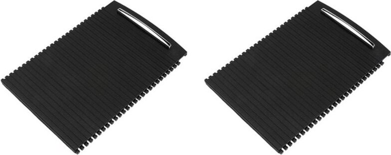 Tlily - 2X Auto Mittelkonsole Rollo Abdeckung 51166963913 5116696094 für E92 E93 M3 2006-2012