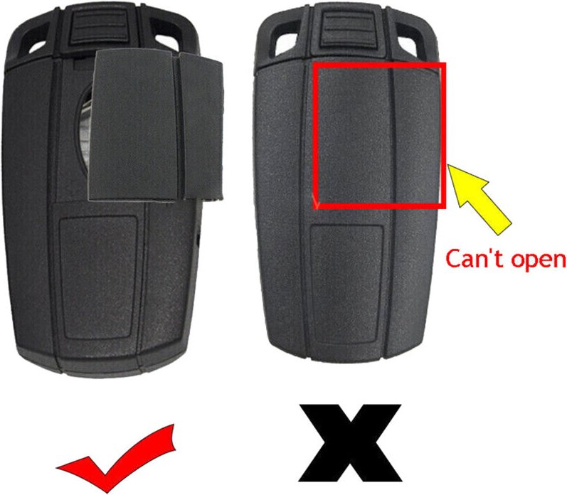 FernschlüSseletui Key Shell Blade Fob Key Case für 2006-2011 1Er 3Er 5Er 6Er E90 E91 E92 E60 KR55WK49123