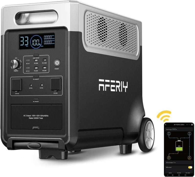 AFEROIY P310 Tragbare Powerstation mit App-Steuerung 3600 W 3840 Wh