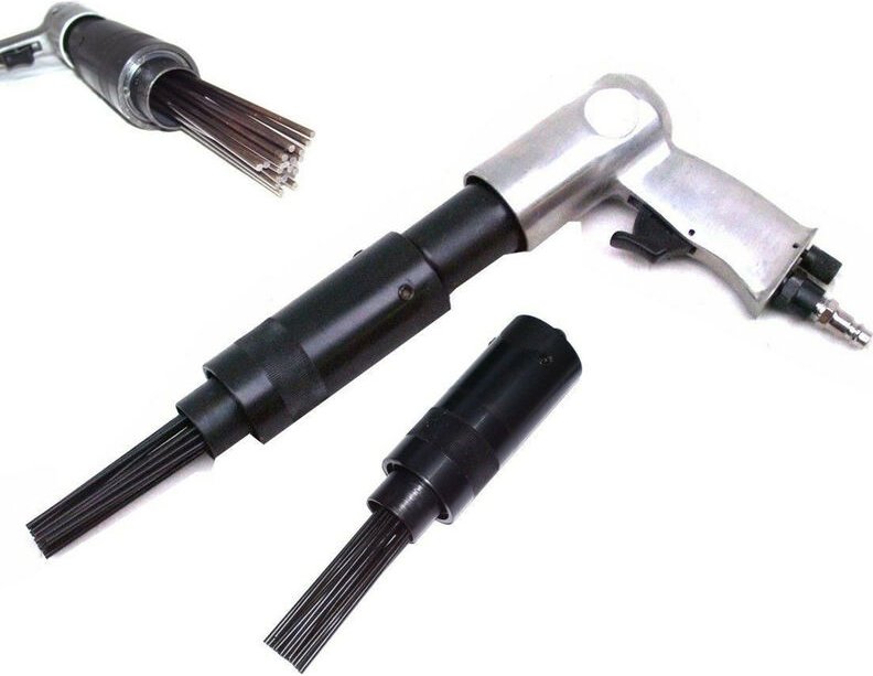 Druckluft Nadelentroster 55416 Nadelpistole 19 Nadeln ENTROSTER Rostentferner
