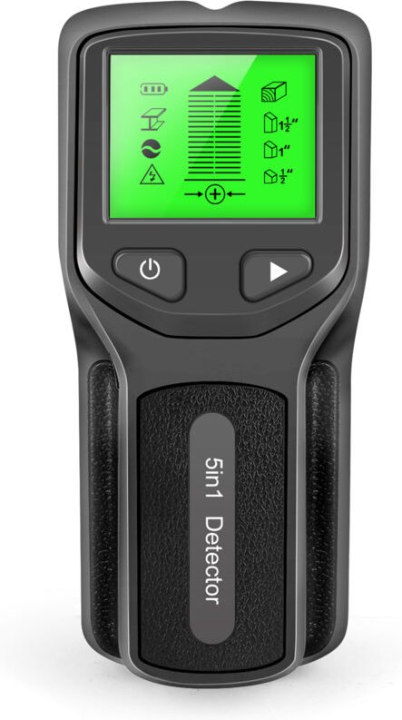 Zoternen - 5-in-1-Wandpfostensucher mit HD-LCD-Display, Metallpfosten-, Draht- und Holzerkennung