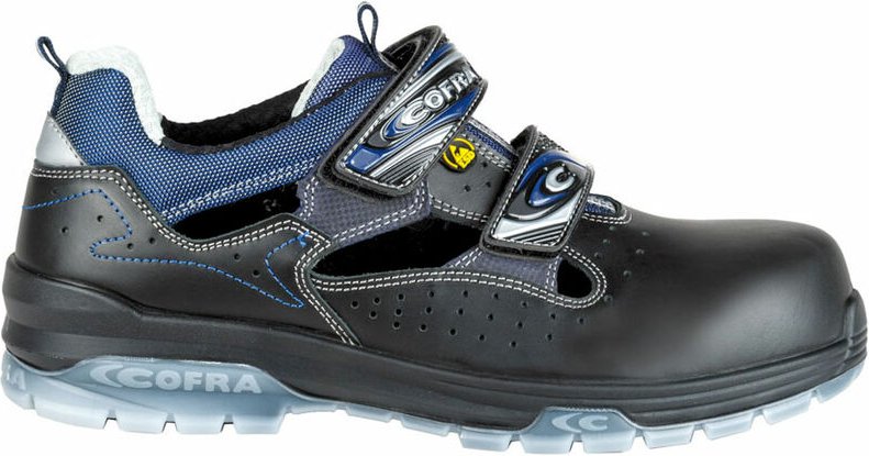 Jungle Black S1P esd src Arbeitssandalen - 42 eu - Cofra