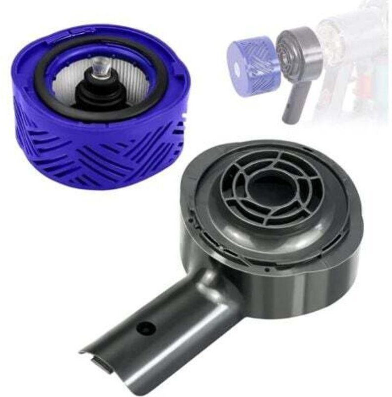 Passend für die hintere Motorabdeckung und das hintere Filterset für Dyson V6 DC58 DC59 DC61 DC62 DC74 Staubsaugerzubehö...