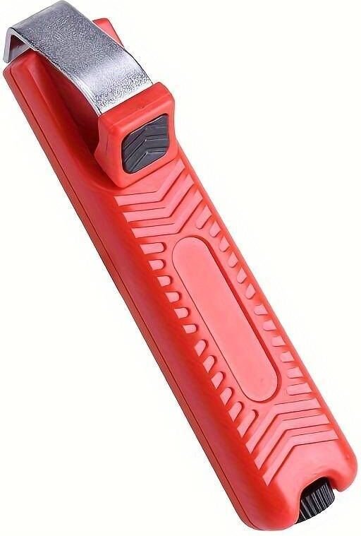 Abisoliermesser, Abisolierzange, Minimesser, Abisolierschneider, Zange, Crimpzange für alle gängigen Rundkabel (8-28 mm)