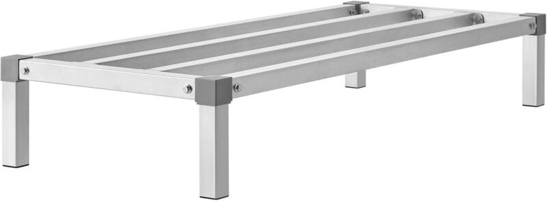 Aluminium Dunnage Rack Stationäre Dunnage Rack 48' x 20' x 8' Storage Rack, 1000 lbs Kapazität Lagerung - Mophorn