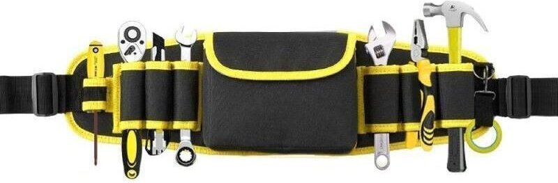 Professionelle Werkzeugtasche, verstellbare Werkzeuggürteltasche, Werkzeugtasche, Elektriker-Werkzeuggürtel, Organizer-W...