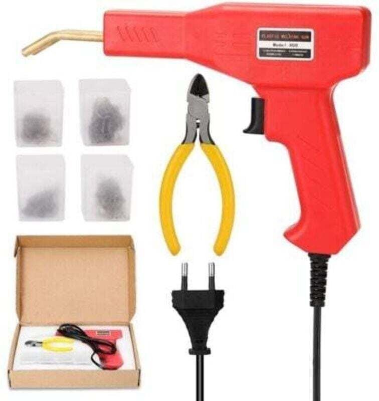 XVX - Kunststoffschweißgerät, Schweißpistolenreparatur, Autostoßstangen-Reparaturset, Kunststoffschweißen für Autostoßst...