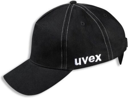 Uvex U-Cap Sport Hi-Viz Anstoßkappe - Kurzer Schirm - Warnorange - 60-63 cm: 55-59 cm