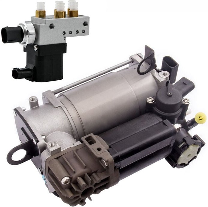 BFO - Luftfederung Kompressor + Ventilblock A2113200304 for Mercedes e W211 S211 E320 2113200304 2113200158 Magnetventil...