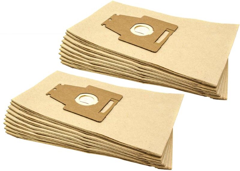20x Staubsaugerbeutel kompatibel mit Bosch Ergomaxx Professional ProAnimal Hair Staubsauger - Papier, 34cm x 20,5cm - Vh...