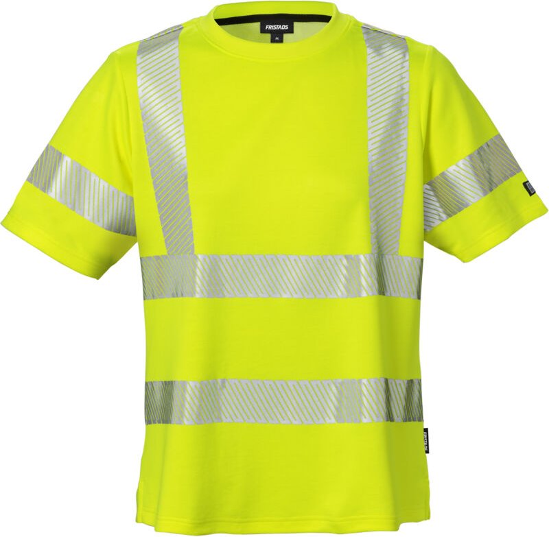 Fristads 129515-130-XL High Vis Damen-T-Shirt, Kl. 2 7458 THV Dynamic Rundhalsau
