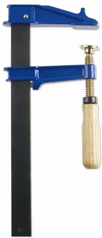 Schraubzwinge mit Holzgriff, Modell FM, Spannweite 20 cm