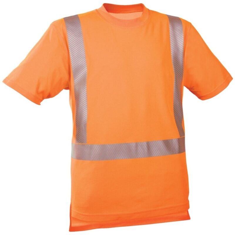 Warn-T-Shirt leuchtorange, Gr. s
