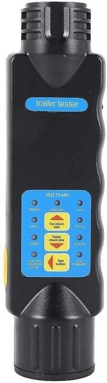 SNQ - Anhängertester, 13-poliger Anhängerstecker, 12 v, Anhängerbeleuchtungstester für lkw, Wohnmobile, Wohnwagen, Boote...