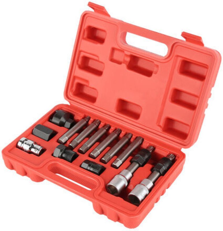 Tigrezy - Generator Lichtmaschine Freilauf Riemenscheibe Sechskantwerkzeug 13tlg